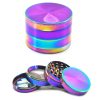 Stainless Steel 4-Piece Grinder 50mm x 37mm Dry Herb Accessories Vancouver Toronto Calgary Richmond Montreal Kingsway Winnipeg Quebec Coquitlam Canada Canadian Vapes Shop Free Shipping E-Juice Mods Nic Salt